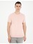 Pierre Cardin Erkek Açık Pembe Slim Fit Bisiklet Yaka Triko Tişört 50288117-VR078 3