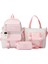 Clbdbag Ilkokul Öğrencilerinin Okul Çantası 3 Parça Set Kadınlar Sırt Çantası Büyük Kapasiteli Seyahat Sırt Çantası(Aksesuarlar Dahil) (Yurt Dışından) 1