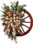 Noel Kış Çelenk Kapı Kolye Çiftlik Evi Taşıma Tekerleği Noel Süs Çelenk Noel Çam Kozalağı Çelenk (40 Cm) (Yurt Dışından) 5