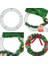 10 Adet Noel Metal Dekorasyon Çelenk Noel Metal Çelenk Yüzük Düğün Dekoratif Çelenk Metal Çelenk Çerçeveleri Ev (Yurt Dışından) 3