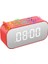 Yatak Odası/ofis Için Çalar Saat, Bluetooth Hoparlörlü Dijital Saat, Ağır Uyuyan Yetişkinler/gençler Için Çalar Saat Kırmızı (Yurt Dışından) 1