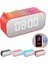 Yatak Odası/ofis Için Çalar Saat, Bluetooth Hoparlörlü Dijital Saat, Ağır Uyuyan Yetişkinler/gençler Için Çalar Saat Kırmızı (Yurt Dışından) 2