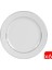 Hazan Platin Yaldız Düz Tabak 25CM 6 Lı 04POR031150 1