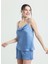 Pijama Şort Takım, Xl, Mavi 1