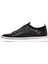 Erkek Siyah Bağcıklı Deri Sneaker 2