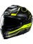 I71 Iorix MC3HSF Kapalı Motosiklet Kaskı Siyah Neon Sarı 1