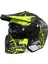 X1-X Seul Matt Warrior Black Yellow White Modüler Kask - Xxl 2