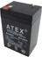 Akü 6V 4A (10X7X4.5CM) Atex 1