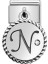 Composable Classic Dekoratif Charm - Charm Yazılar - N - (14 N) 925 Gümüş 1