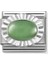 Composable Classic Dekoratif Link - Taşlar Oval Elmas - Yeşil Aventurin - 925 Gümüş 1