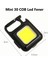 30 Cob LED Mini Anahtarlık Fener 800 Lümen Şarjlı Kamp Balıkçı Tamirci Için Çalışma Feneri Çok Fonksiyonlu Taşınabilir Işık 2