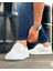 9016 Deri Beyaz Sneaker Erkek Ayakkabı 3