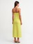 90758 Straplez Elbise-Lime 2