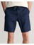Erkek Lacivert Relaxed Fit Keten Şort 205073.410 5