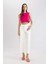 Culotte Gabardin Pantolon Yüksek Bel Basic Düz Cepli Geniş Bol Paça C7535AX24SM 2