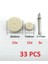 Polisaj Cila Parlatma Keçesi Yün Keçe Dremel Matkap Ucu 13MM ve 25MM Toplam 33 Lü Set 2