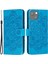 iPhone 15 Plus Pu Deri Mandala Çiçek TeIefon Kılıfı (Yurt Dışından) 1