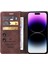 iPhone 14 Pro Max Deri Emme Kupaları Kapatma TeIefon Kılıfı (Yurt Dışından) 2