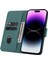 iPhone 14 Pro Max Deri Basılı Rhombus TeIefon Kılıfı (Yurt Dışından) 2