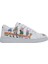 Kadın Vegan Deri Beyaz Sneakers - Mini Puppy Tasarım 5