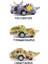 3 Adet Dinozor Oyuncakları Mini Dinozor Arabaları Oyuncak Çek Bırak Dinozor Figürleri Tricerops-T-Rex-Carno 2