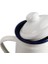 1.1lthickened Emaye Ince Ağız Tencere Damla Cezve Gooseneck Spout Uzun Ağız Kahve Su Isıtıcısı Ev Çay Aracı | Çaydanlıklar (Beyaz) (Yurt Dışından) 4