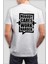 Spor Baskılı Beyaz Unisex Tişört C208 2