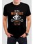 Sporcu Baskılı Siyah Unisex Tişört C194 1