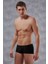 Siyah Erkek Adonis Torbalı Mini Paça Boxer 1