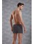 Füme Erkek Pamuk Düğmeli Normal Paça Boxer 2