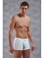 Beyaz Erkek Modal Torbalı Normal Paça Boxer 1