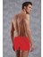 Kırmızı Erkek Modal Torbalı Normal Paça Boxer 2