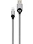Apple MFI Lisanslı UsbA to Lightning 1.2Metre Hızlı Data ve Şarj Kablosu Gri DLC2508N 2