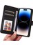 iPhone 14 Pro Max Max Katlanabilir Stant Çıkarılabilir Deri TeIefon Kılıfı (Yurt Dışından) 5