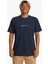 Quıksılver Qs Rushed Logo Dna Dark Navy Erkek T-Shırt AQYZT09605-17726 1