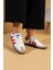 Bağcıklı Comfort Taban 3 Şeritli Kadın Sneaker 001-1009-24BEYAZKIRMIZI 2