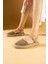 Tokalı Hasır Desenli Comfort Taban Triko Kadın Sandalet 67-102-24 1