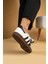 Bağcıklı Comfort Taban 3 Şeritli Kadın Sneaker 001-1009-24BEYAZSIYAH 3