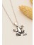 Kurbağa Figürlü Kadın Gümüş Kolye 3