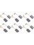 Namuny 12 Adet 16MM x 11MM x 5mm Motor Elektrikli Caon Fırçalar Makita 9553NB Için (Yurt Dışından) 2