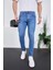 Erkek Likralı Denim Skinny Fit Süper Dar Jeans 2