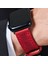 Apple Watch Kordon 49MM 45MM 44MM 42MM 3 / 4 / 5 / 6 / Se / 7 / 8 / 9 Ultra Ultra 2 Hakiki Deri Kayış Kırmızı 1