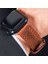Apple Watch Kordon 42MM 44MM 45MM 49MM 3 / 4 / 5 / 6 / Se / 7 / 8 / Ultra / Ultra 2 Deri Kordon Hakiki Deri Kayış Taba 1