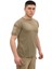 Yakasız Kısa Kol Tactical T-Shirt - Tişört 5