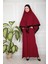 Mercan Bandajlı Khimar Abaya 4