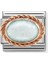 Composable Classic Dekoratif Link - Taşlar Oval - Beyaz Opal - 9k Rose Altın 1
