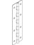 Azra Yapı 60X180 mm Paslanmaz Çelik Krom Yaprak Menteşe Yüksek Kalite 2