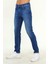 - Erkek Likralı Skinny Fit Kot Pantolon Mavi 2