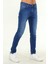 - Erkek Likralı Skinny Fit Kot Pantolon Mavi 3