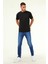 - Erkek Likralı Skinny Fit Kot Pantolon Mavi 5